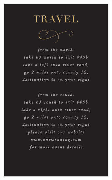 Our Moody Florals Direction Cards pair seamlessly with the rest of your moody florals wedding suite.