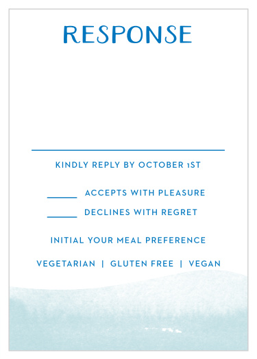 Get a head count of who will be attending with our Ocean Vibes Bar Mitzvah Response Cards.