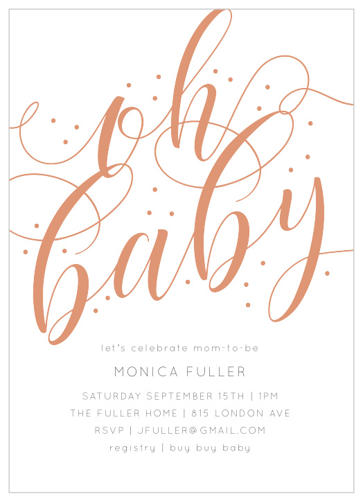 Light up the sky with the shining design of our Sparkler Shower Baby Shower Invitations.