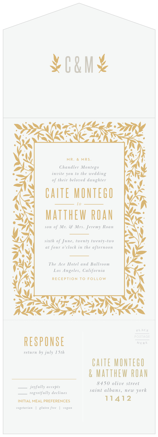 Our Medieval Library Wedding Invitations will have your guests beaming with delight.