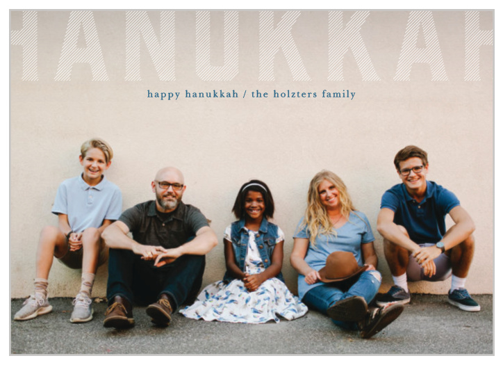 Share your Hanukkah joy with our Cropped Hanukkah Holiday Cards!