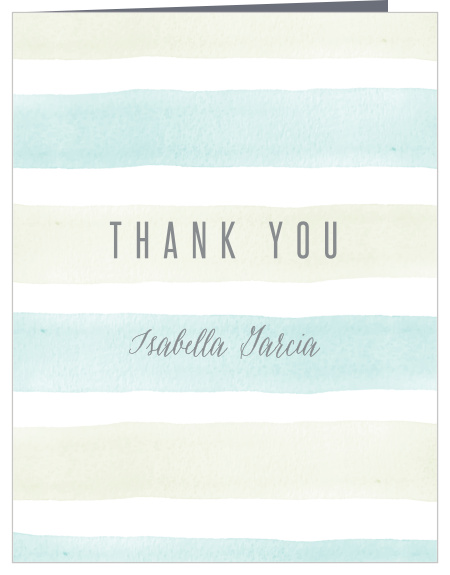 Our Sorbet Stripes Bridal Shower Thank You Cards are a fun design to fit any couple's shower.
