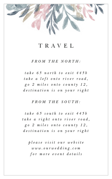 Help everyone find their way with our Sweetly Framed Direction Cards.