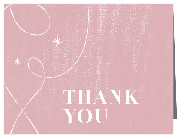 Show your appreciation with style with our Bewitching Stars Bridal Shower Thank You Cards. 