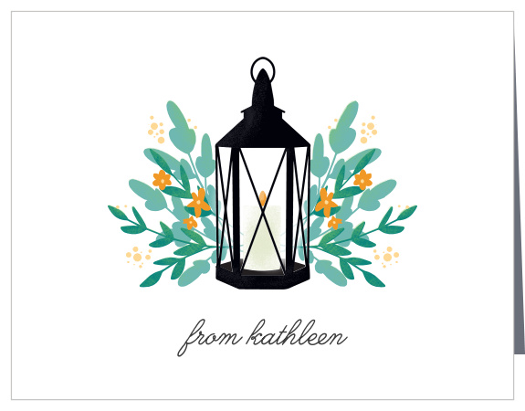 Send your heartfelt appreciation with our Lighted Path Bridal Shower Thank You Cards.