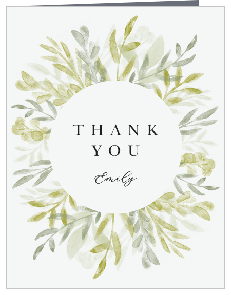 Our Rustic Watercolor Bridal Shower Thank You Cards are a lovely design to show your appreciation for all those who attended your shower!