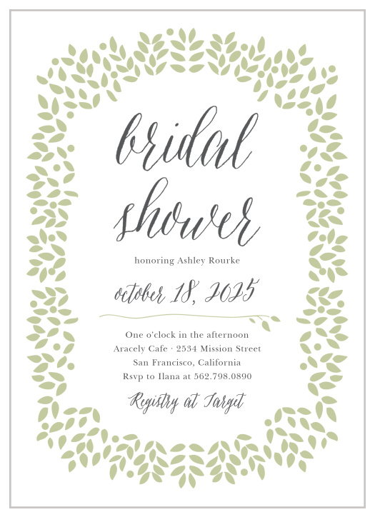 Our Radiant Leaves Bridal Shower Invitations are just what you need for your pre-wedding festivities. 
