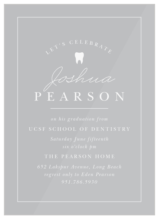 Invite all of your supportive family and friends to your after-graduation celebrations with our Soccer Star Clear Graduation Invitations!