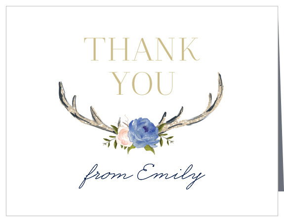 Let your close friends and family know how much you appreciated their support on your special day with our Country Seed Baby Shower Thank You Cards.