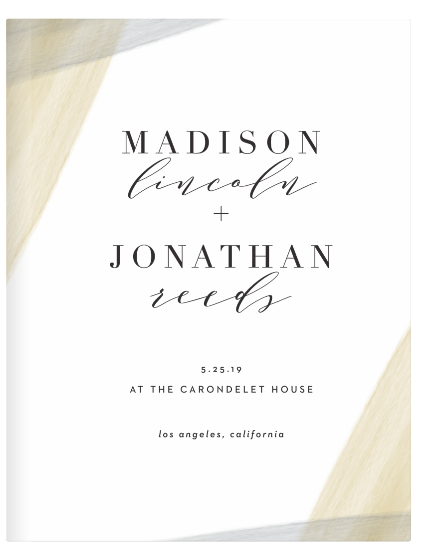 Our Luxe Watercolor Guest Book is the perfect way to remember who came to celebrate your special day with you!