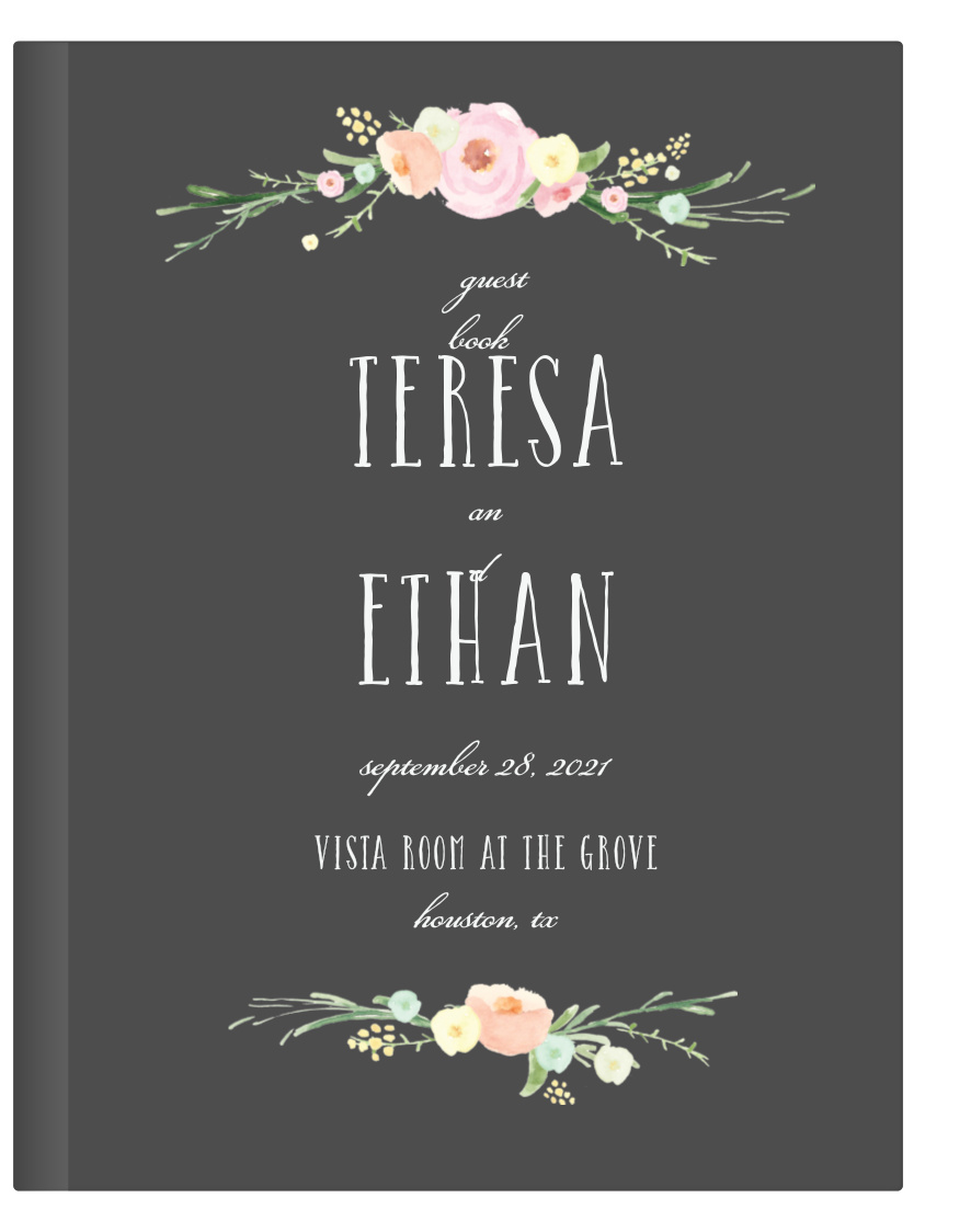 Our Shaded Garden Guest Book is the perfect way to remember who came to celebrate your special day with you!