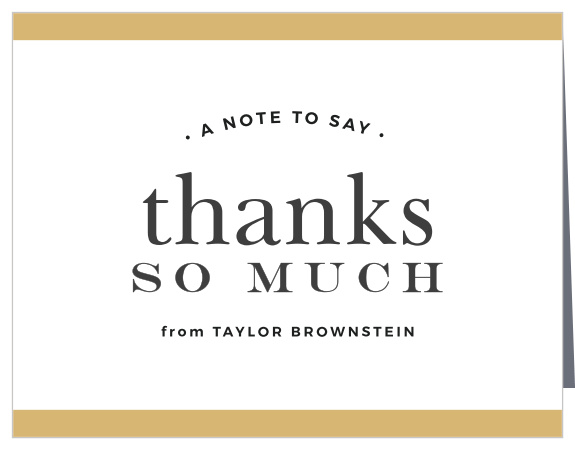 Say thank you to your loved ones with our Big Bash Milestone Birthday Thank You Card! 