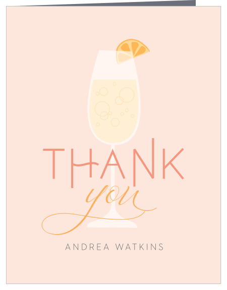 Our Bubbly Brunch Milestone Birthday Thank You Cards are the perfect way to thank your friends and family for their support!