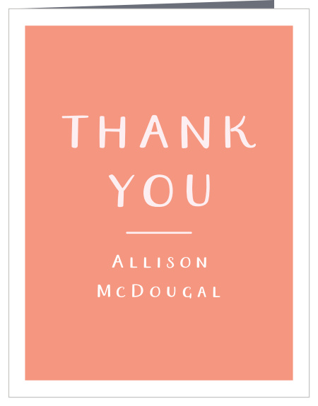 Share gratitude for the support you received from your close friends and family with our Lettered Brunch Adult Birthday Thank You Cards.