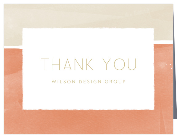 The presence and support of your attendees were important to you, express your appreciation to them with our Painted Celebration Thank You Cards. 