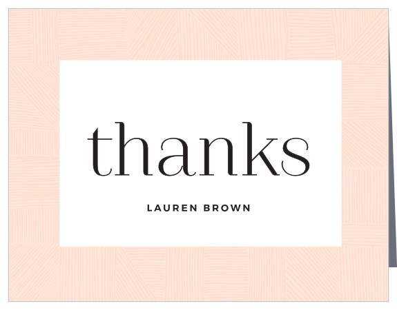 Be sure to send out our Stacked Lines Milestone Birthday Thank You Cards to show your appreciation for your guests that attended your event!