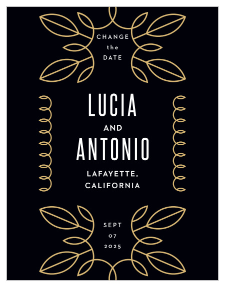 Rescheduling is never fun, but our MaeMae's Leo Change the Date Cards can help!