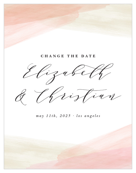 Change of plans? We can help with our Paint Overlay Change the Date Cards.