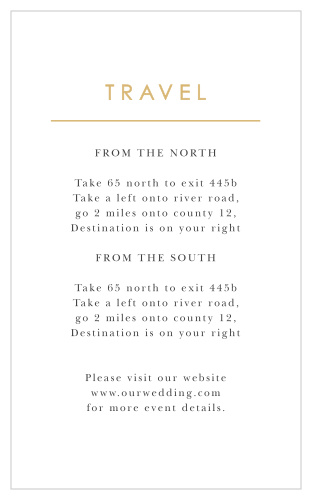 Our Double Hearts Direction Cards guide family and friends to your wedding venue with ease.