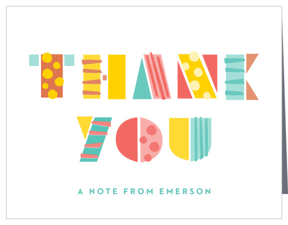 Our Cake Time First Birthday Thank You Cards let family and friends know how much you appreciated their support and presence during your child's special day.