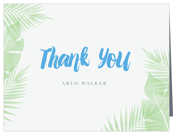 Share your gratitude for the support and presence of family and friends with our Safari Lion First Birthday Thank You Cards.