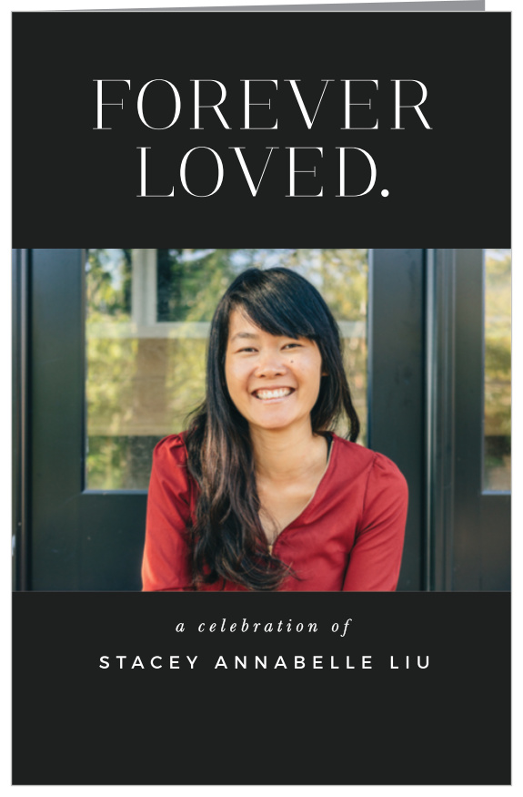 Our Forever Loved Memorial Book Fold Programs are perfect for informing family and friends of every step of the funeral service. 