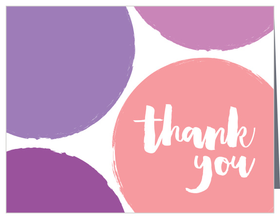 Our Party Paint First Birthday Thank You Cards reflect your gratitude for the support and presence of friends and family at your little one's party.