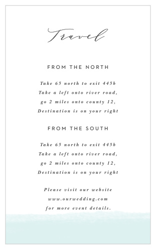 Family and friends will have no issue finding their way to your wedding venue with the help of our Nautical Anchor Direction Cards.