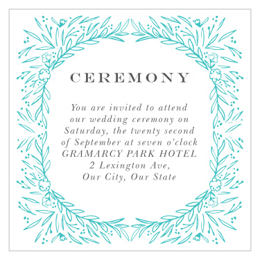 Our Framed Love Ceremony Cards are the perfect way to invite close friends and family to your wedding ceremony!