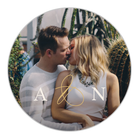 Modern Monogram Sticker