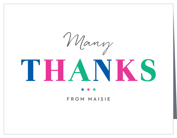 Thank everyone that supported your little one's big day with our Look Who’s Turning One First Birthday Thank You Cards.