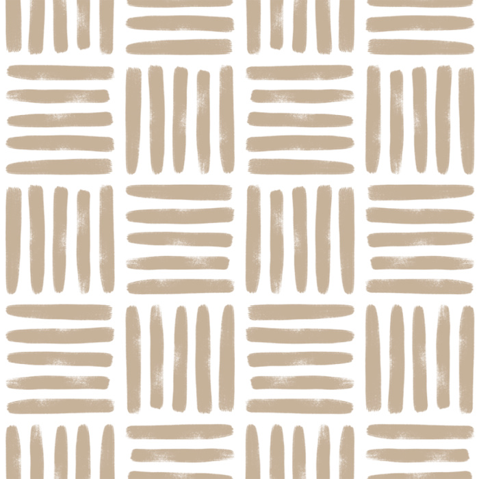 Bring the impression of textile to your walls with our Weaving Stacks Peel And Stick Removable Wallpaper!