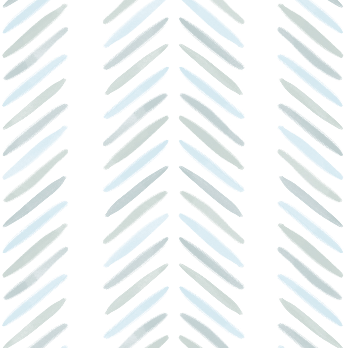 Painterly Chevron Wallpaper
