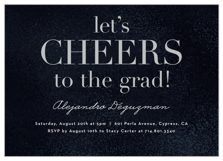 Our Shining Graduate Graduation invitations surround you with family and friends to celebrate your latest achievement.