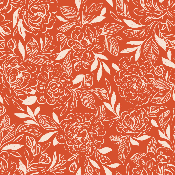 Add a modern, minimalist, floral touch to any space with our lovely Sketched Rose Peel And Stick Removable Wallpaper!