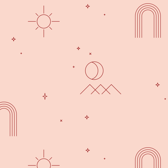 Create a space that's both southwestern and chic with our Boho Desert peel and stick removable wallpaper. 
