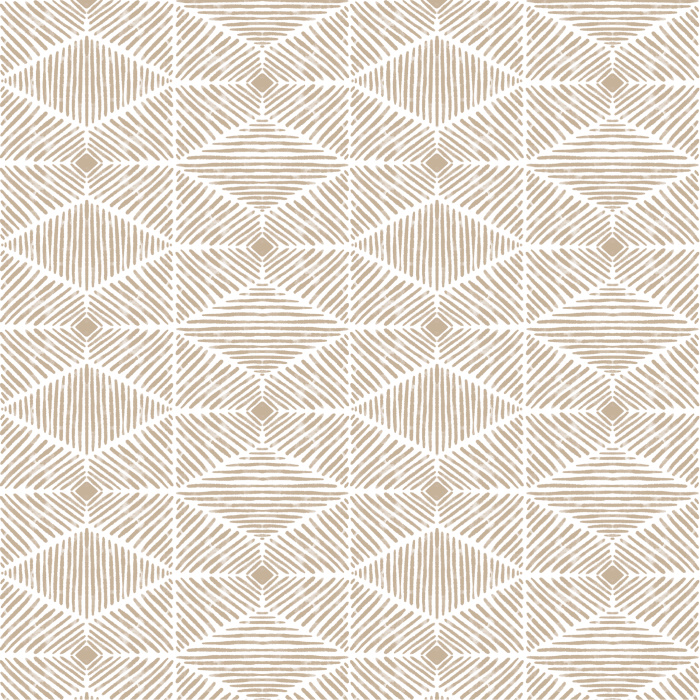 Add some bohemian flair to your living space with our Lined Tiles Peel And Stick Removable Wallpaper.