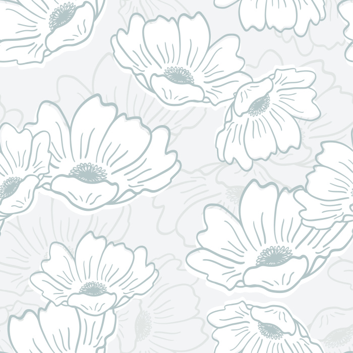 Transform any wall in your home into a flourishing garden with our Fanciful Floral peel and stick removable wallpaper.