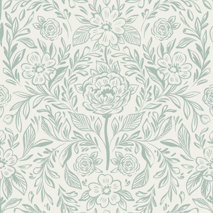 Bring some nature-inspired beauty into your space with our Wildflower Bouquet peel and stick removable wallpaper. 