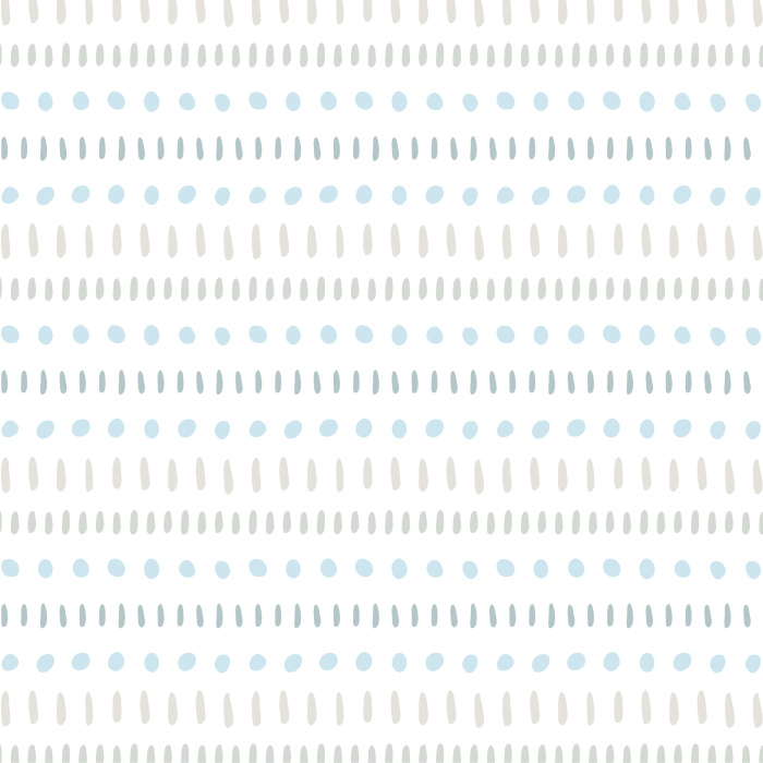 Our Dots and Dashes peel and stick removable wallpaper is sure to be the talk of all your guests!