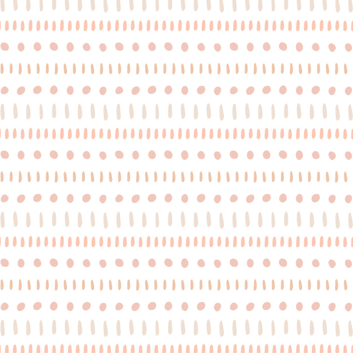 Our Dots and Dashes peel and stick removable wallpaper is sure to be the talk of all your guests!
