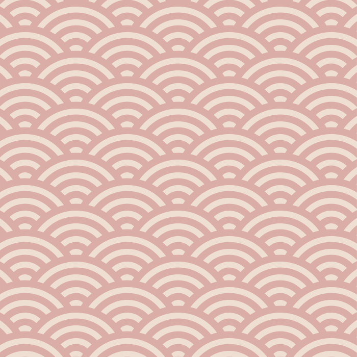 Add an eye-catching design to any wall in your home with our Little Scallop peel and stick removable wallpaper.