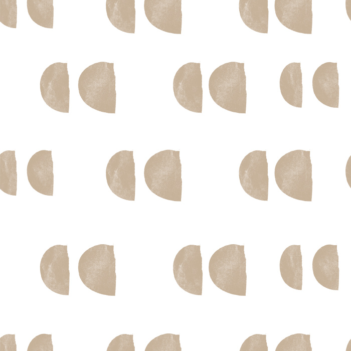 Add a unique, chic touch to your space with our Half Moons Peel And Stick Removable Wallpaper.