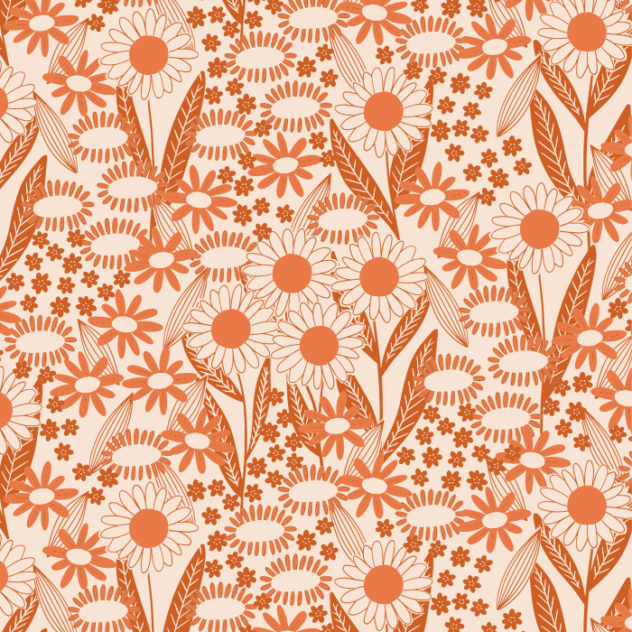 Add an eye-catching design to any wall in your home Retro Field Peel And Stick Removable Wallpaper.