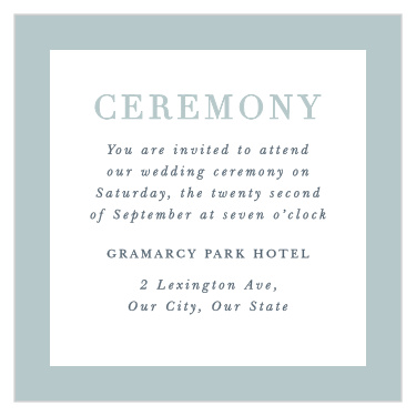 Our Forever & Always Ceremony Cards invite family and friends together to witness your union.