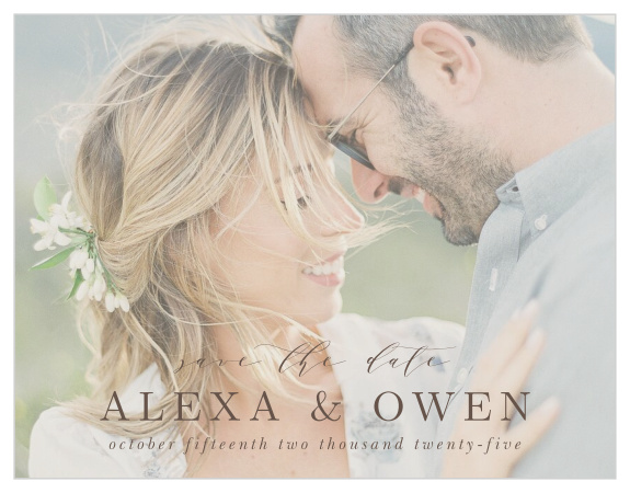 Our Aspen Trees Save the Date Magnets are sure to have loved ones marking their calendars for your wedding.