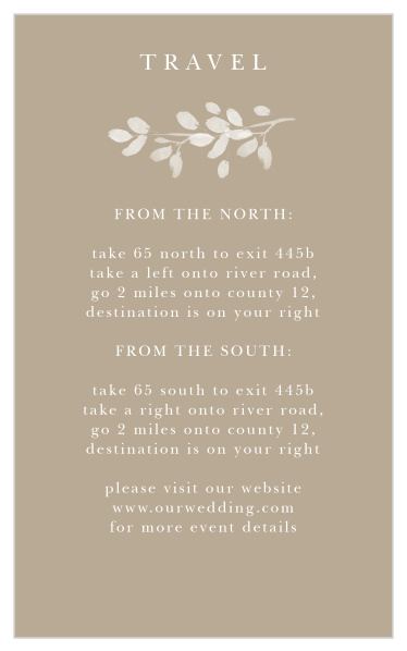 Help everyone find their way with our Hanging Canopy Direction Cards. 