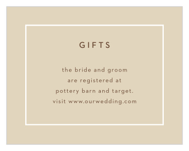 Let your friends know the best way to support you with our Dried Foliage Registry Cards. 
