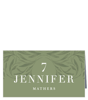 Family and friends will easily be able to find their seats for your reception with the help of our Engraved Elegance Place Cards.