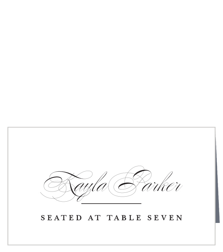 Considered Cursive Place Cards